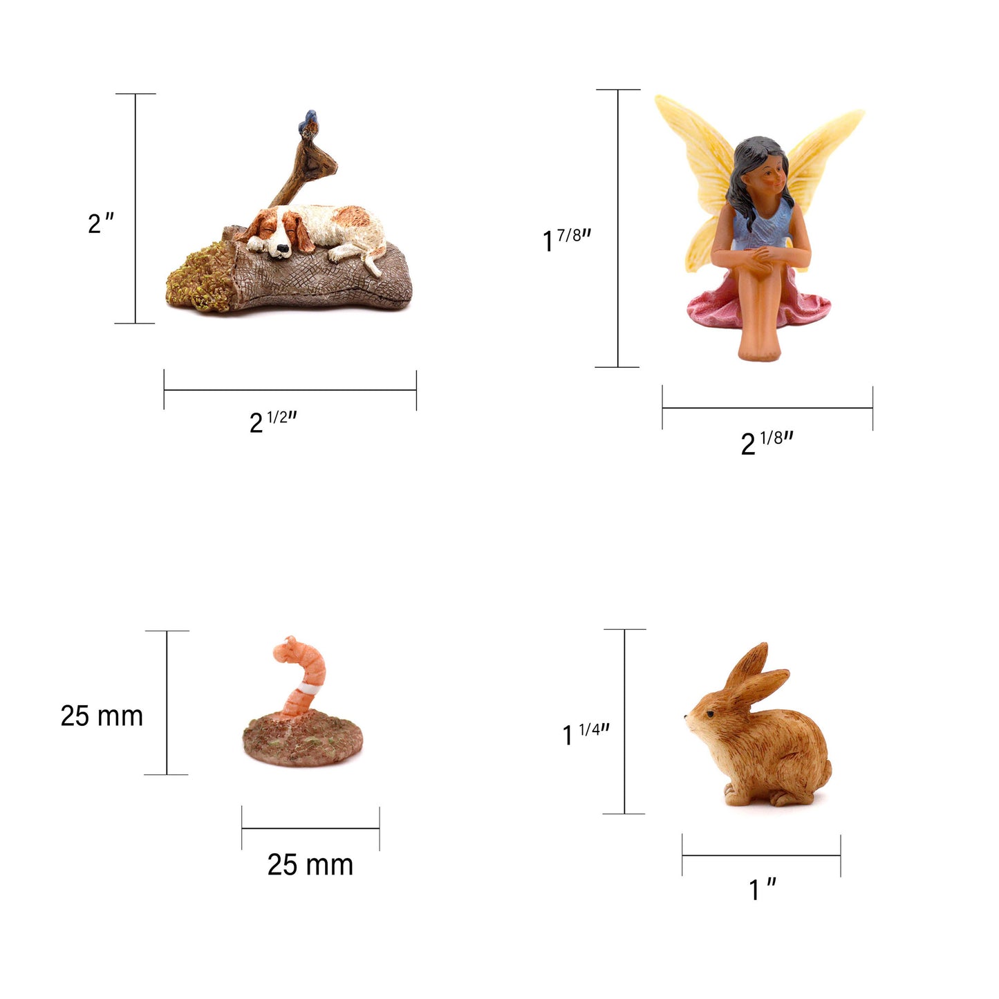 23 Pieces Fairy Garden Collection