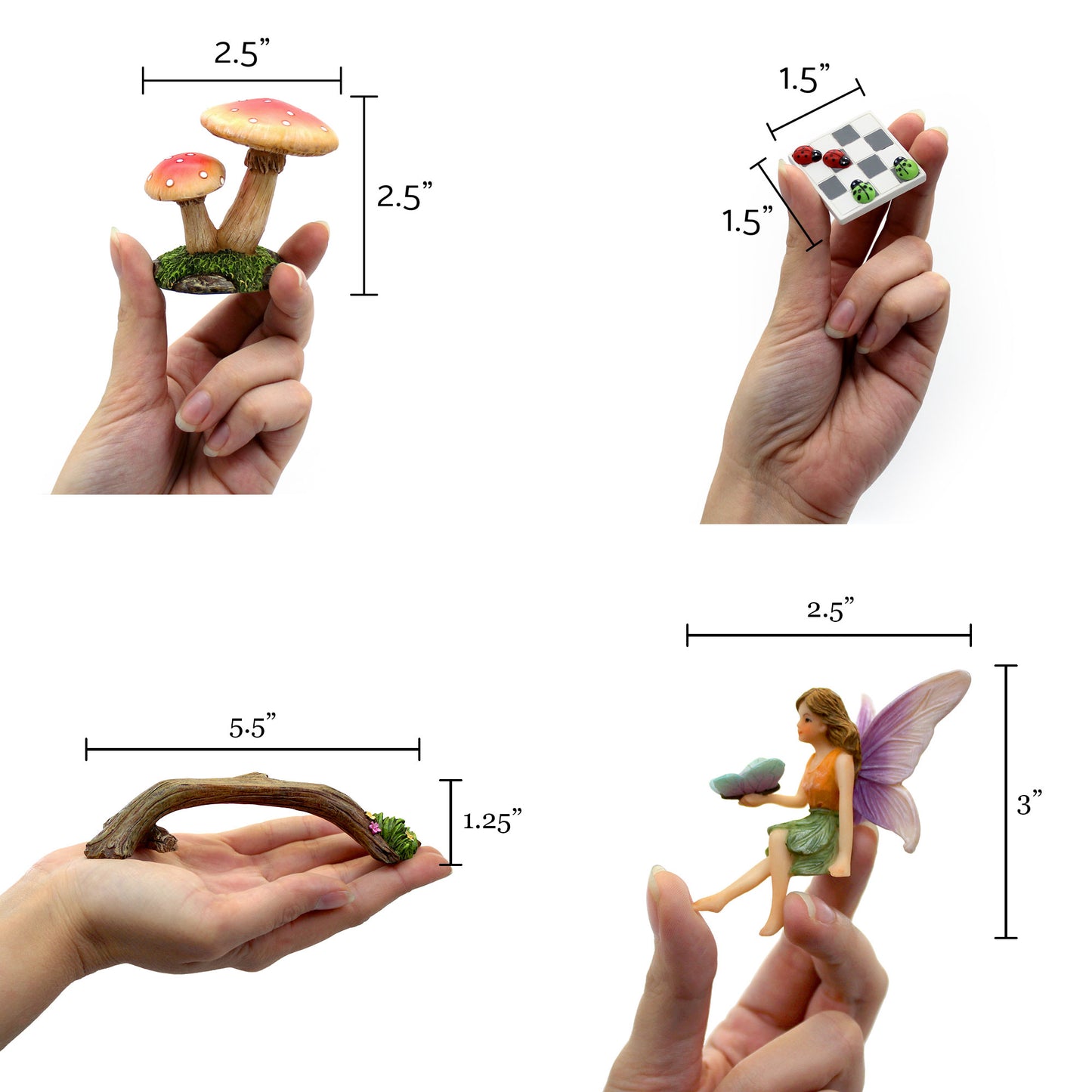 23 Pieces Fairy Garden Collection