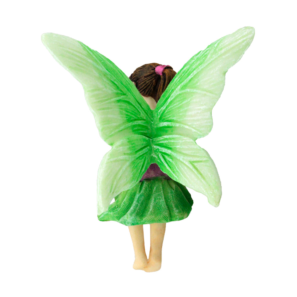 Fairy With Bunny | Polyresin Hand-Painted Fairy