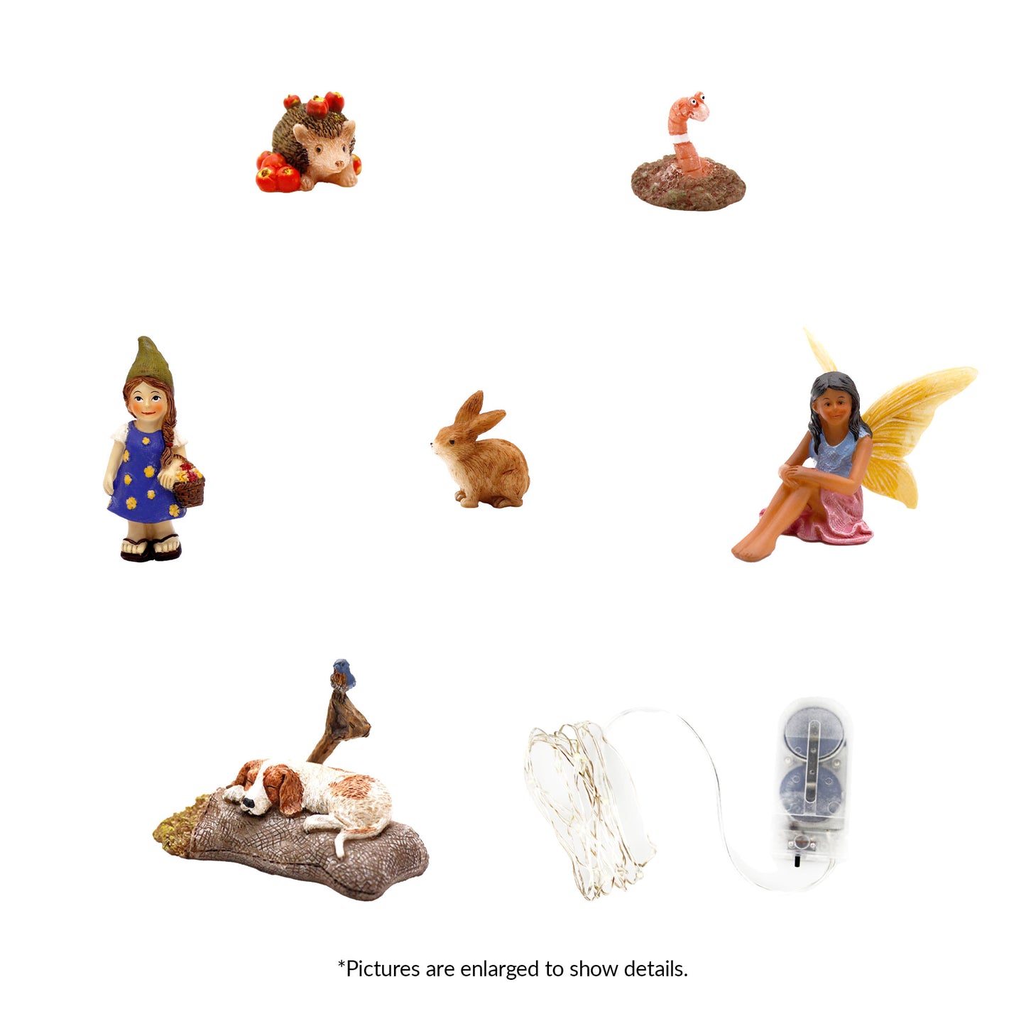 23 Pieces Fairy Garden Collection
