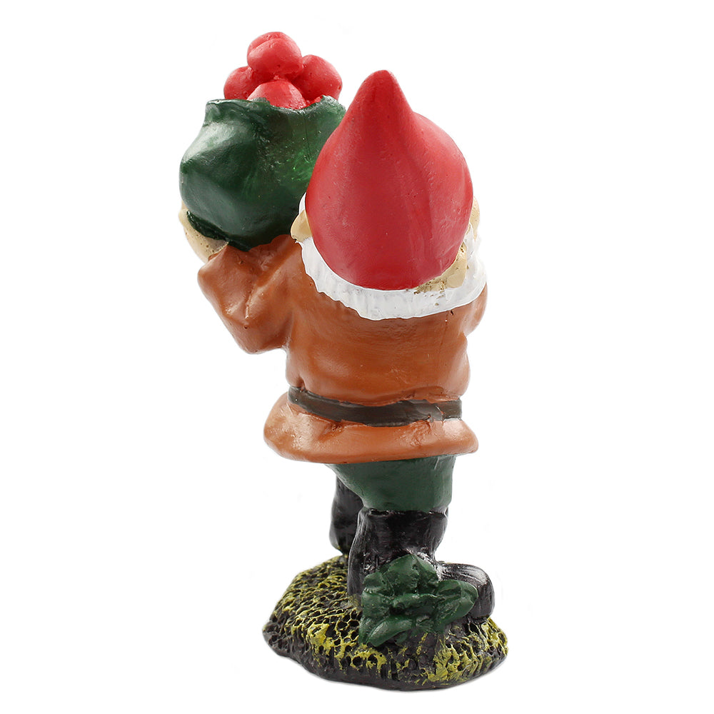 Fairy Garden Gnome - Gnome Carrying Apples