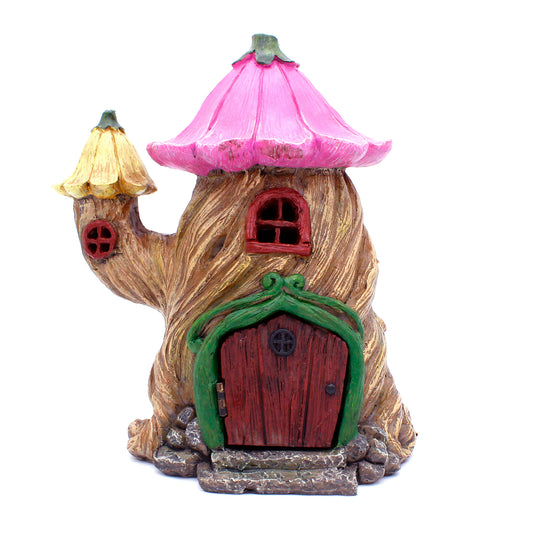 Wholesale Twisted Stump House | Fairies and Gnomes House | Optional LED Lights