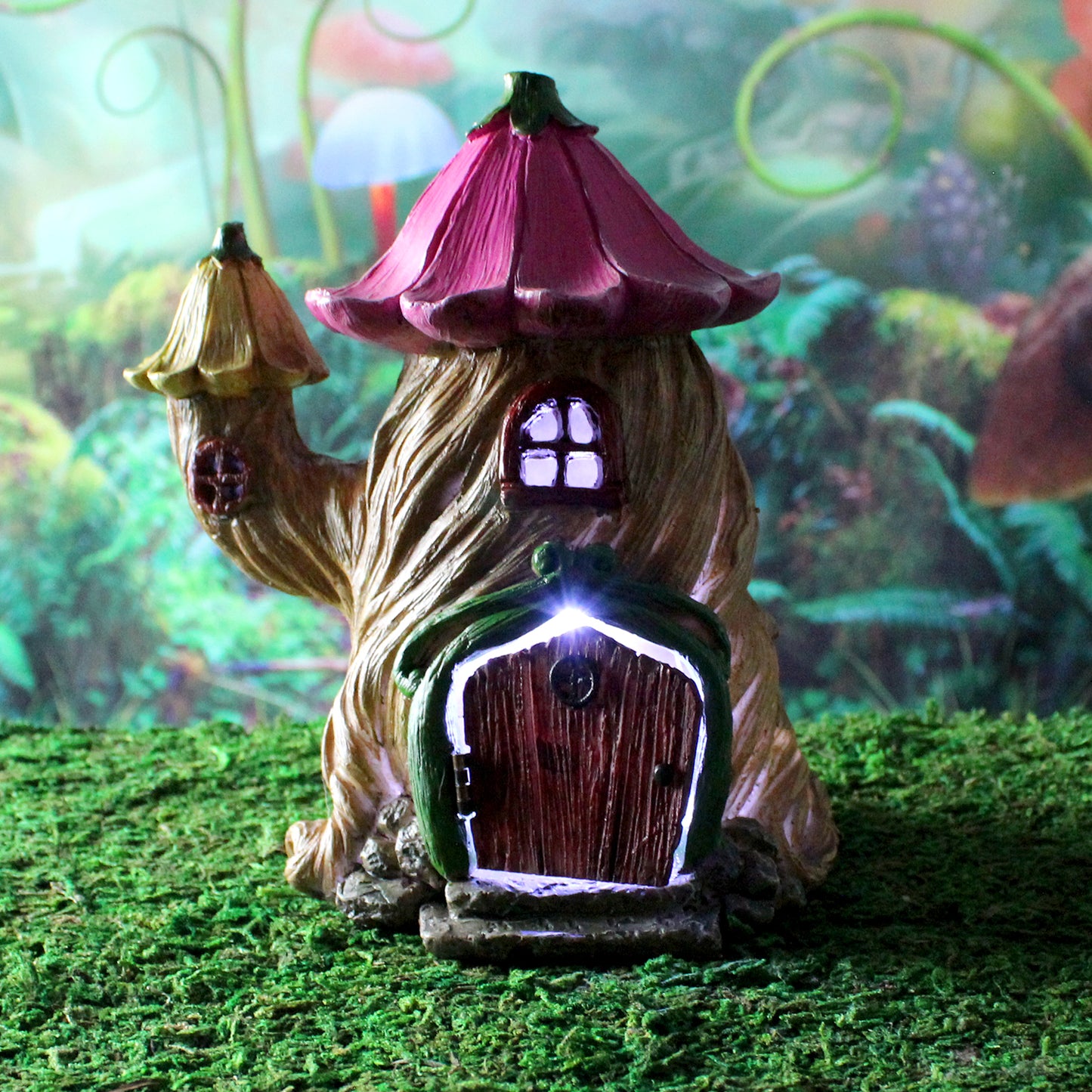 Wholesale Twisted Stump House | Fairies and Gnomes House | Optional LED Lights