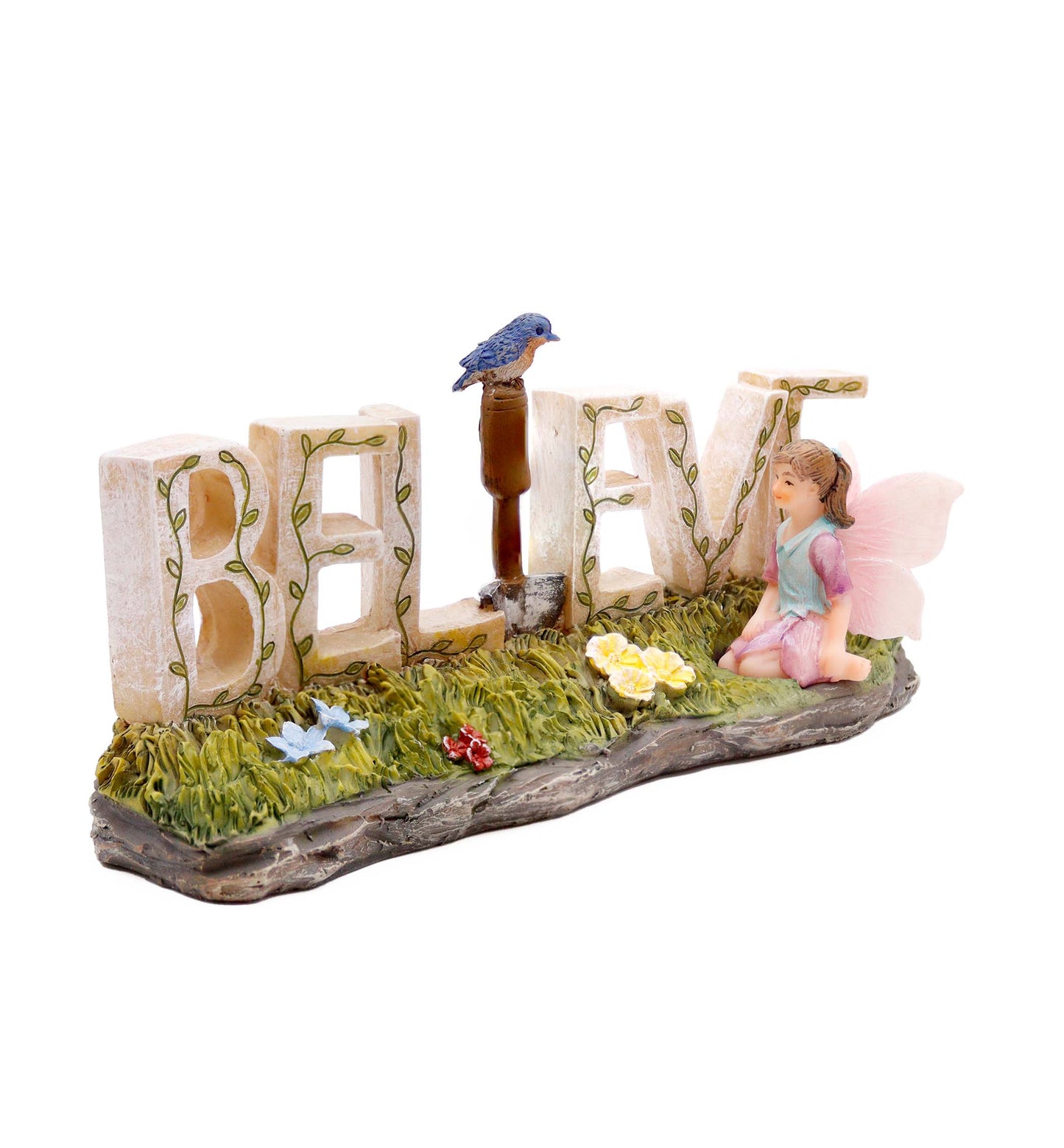 "Believe" Fairy Garden Monument