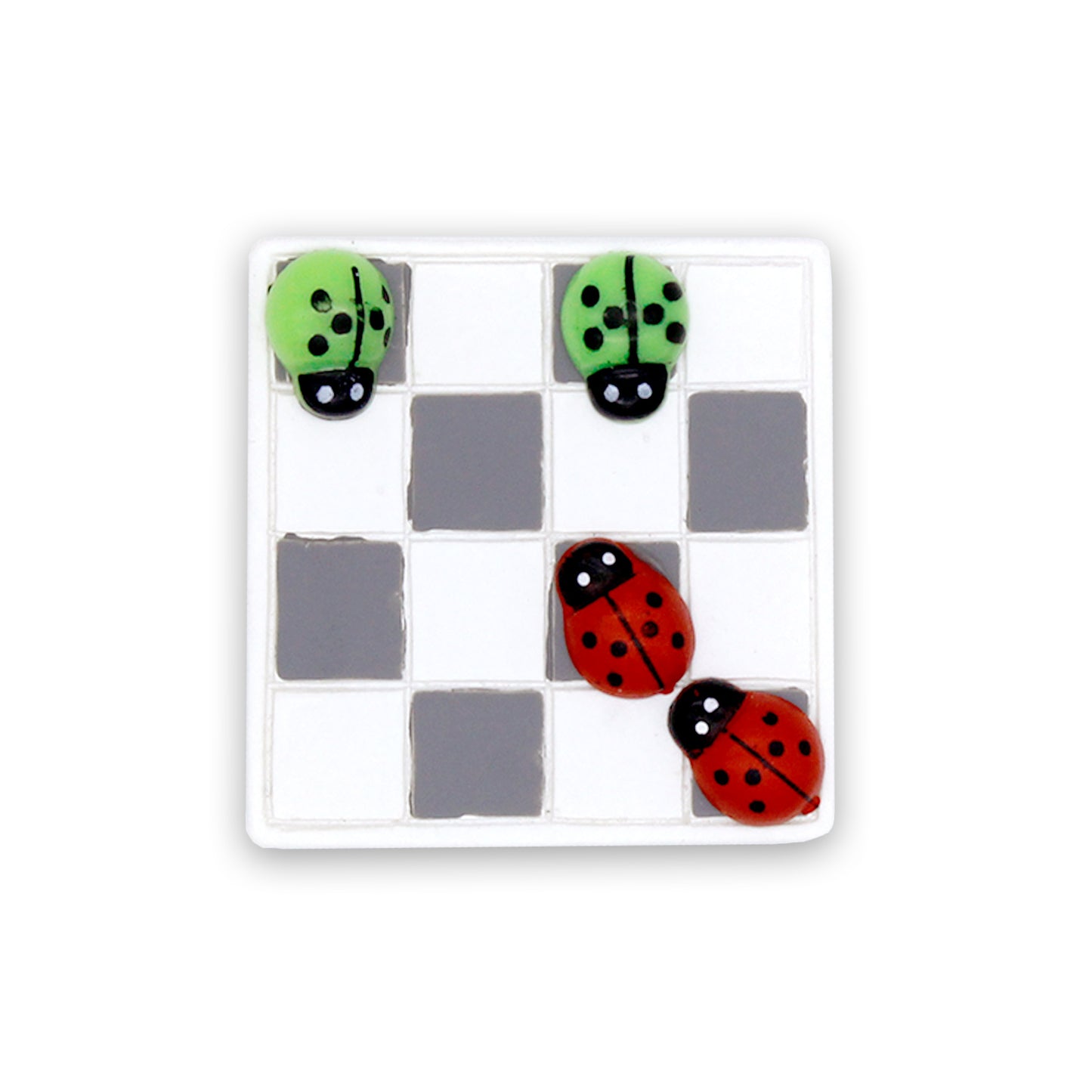 Ladybug Checkers Set