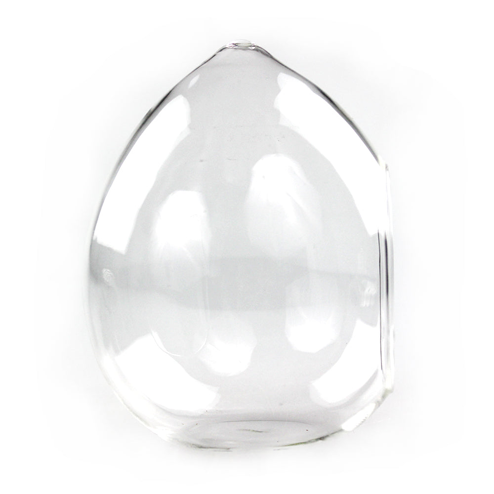 4.5" Teardrop Shaped Glass Terrarium (Case of 48)