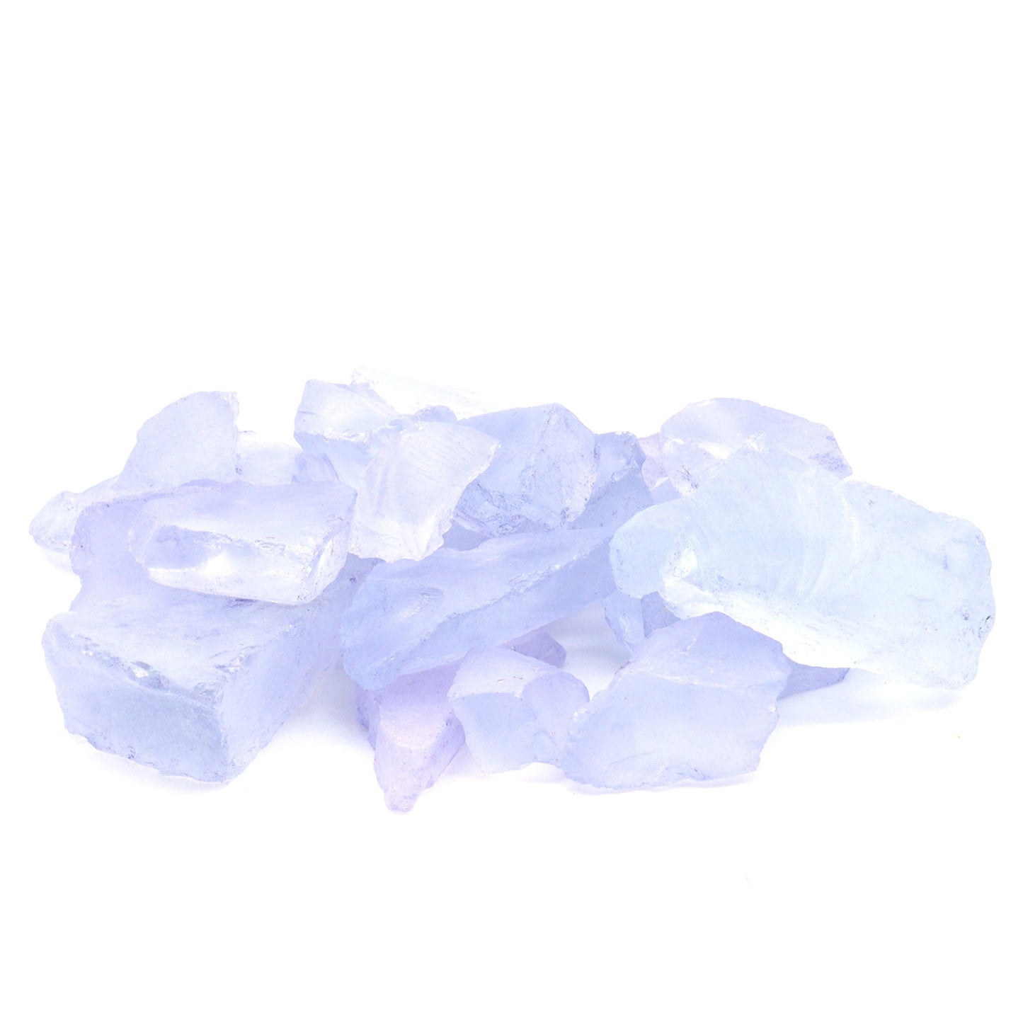 Lavender Frosted Sea Glass Pebbles - 4 lb