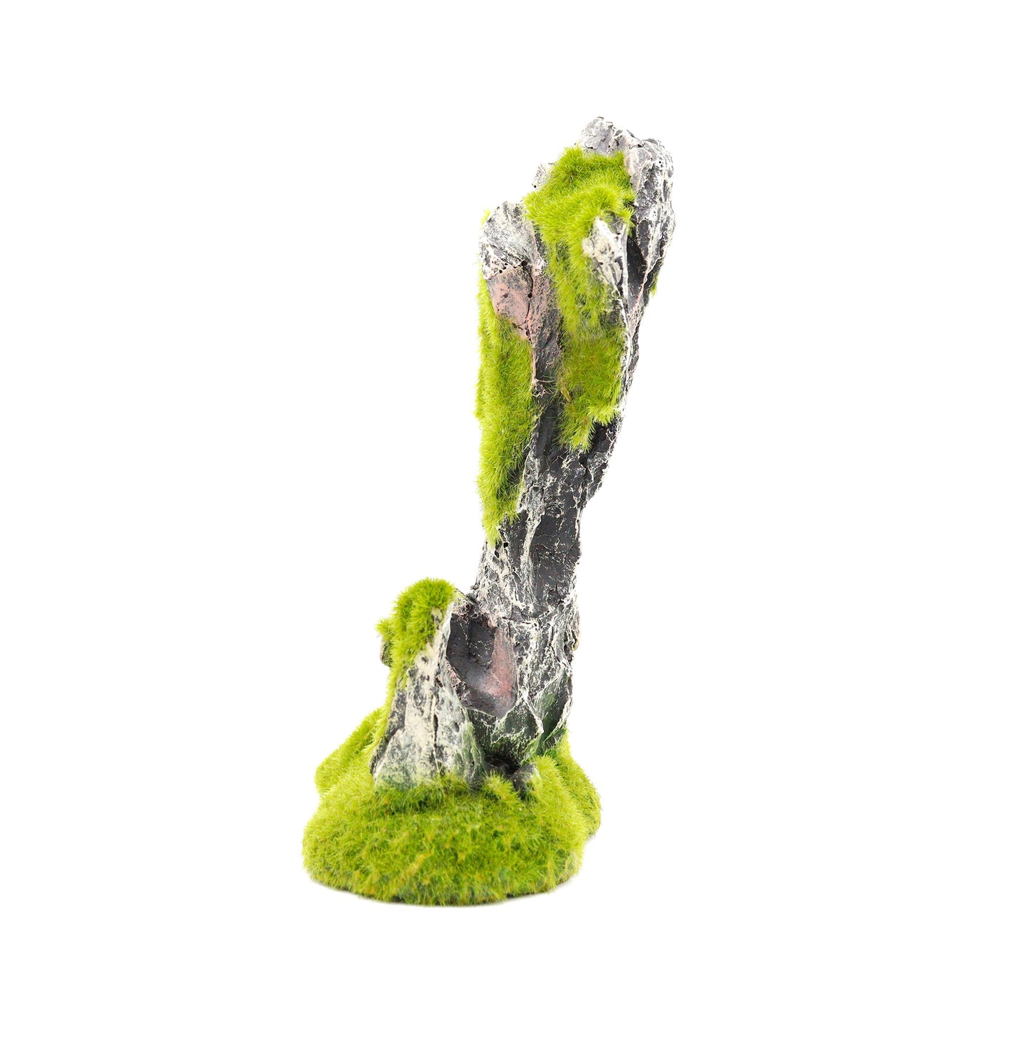 Moss Flocking Mountain and Mossy Mudman Fish Tank Caves