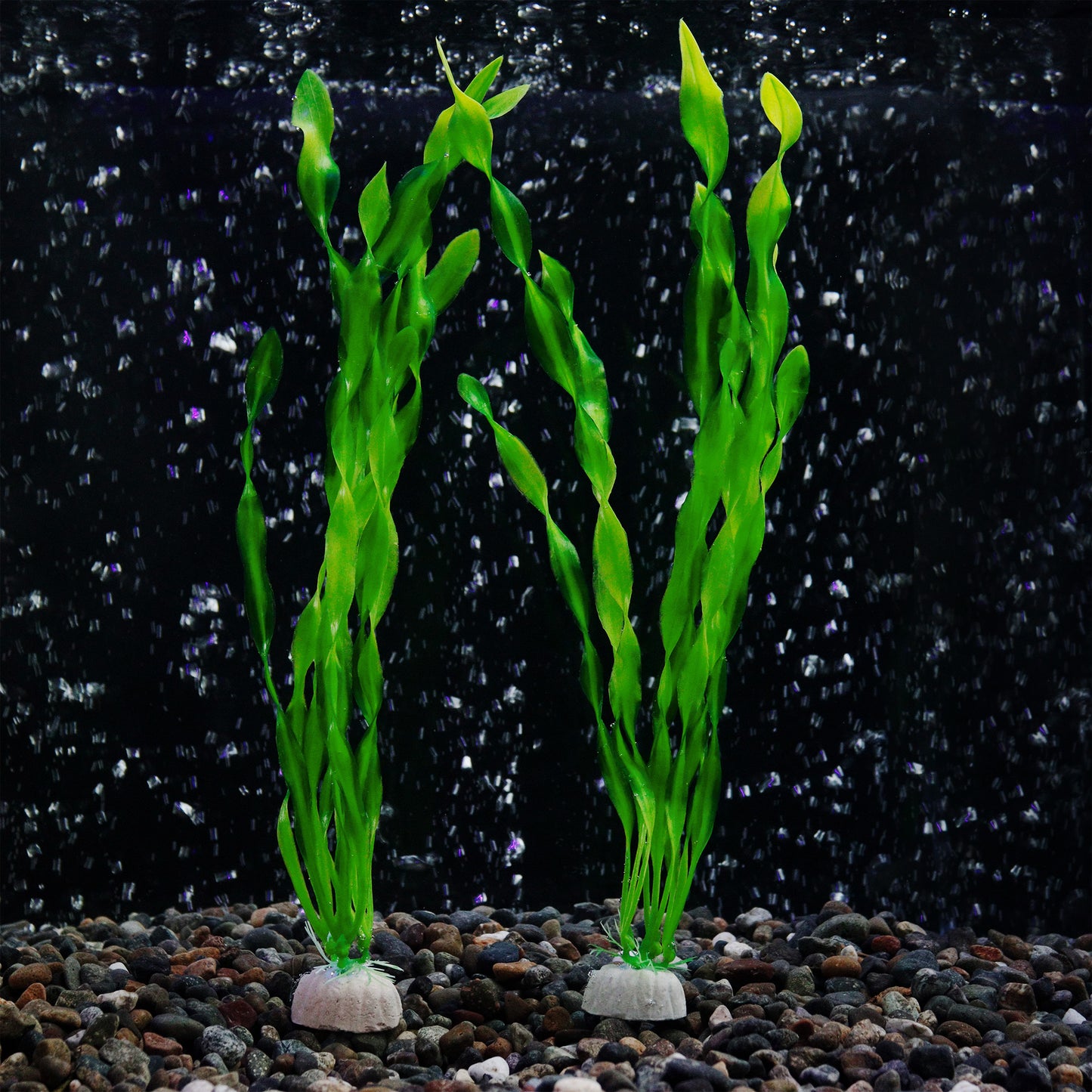 9 Pack Colorful Artificial Aquarium Plants