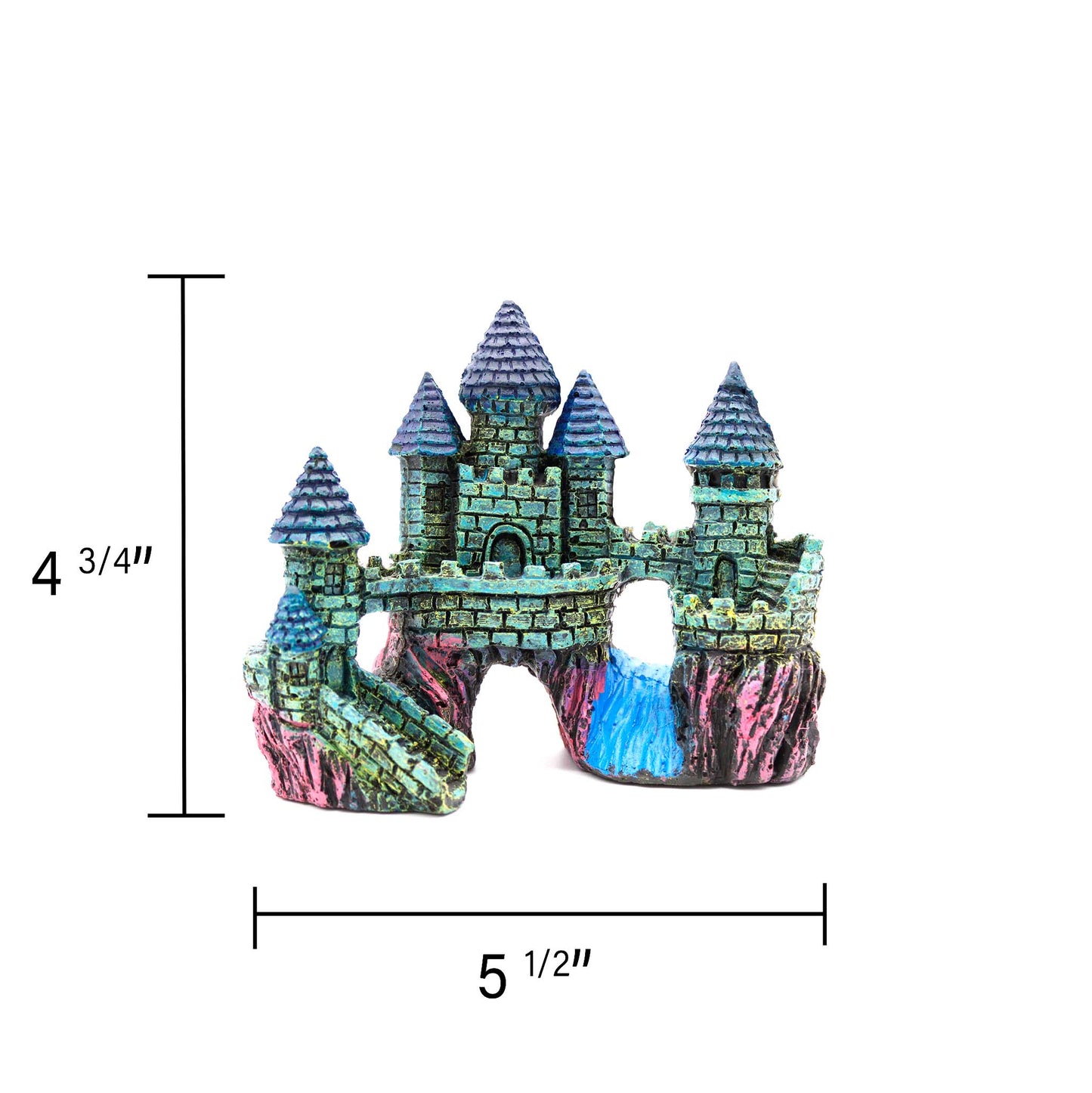 5-Inches Underwater Castles for Aquariums - Multiple Sets