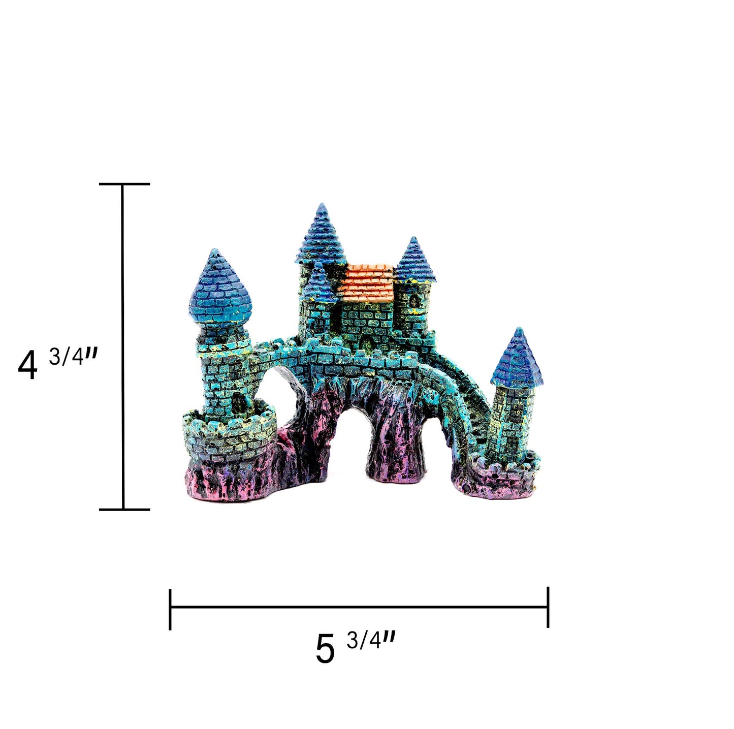 5-Inches Underwater Castles for Aquariums - Multiple Sets