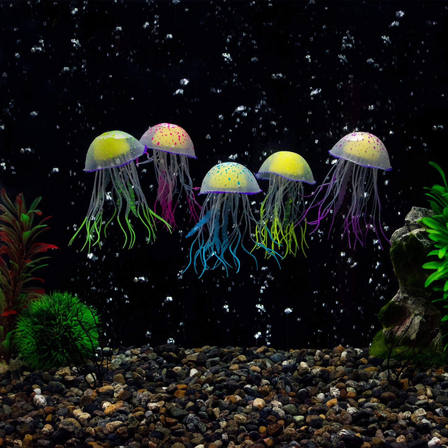 Jellyfish for Fish Tanks, Aquariums, and Fish Bowls - Multiple Colors