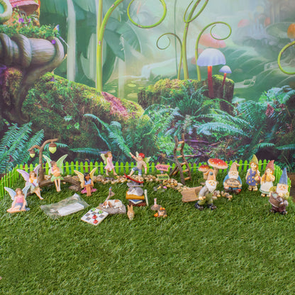 23 Pieces Fairy Garden Collection