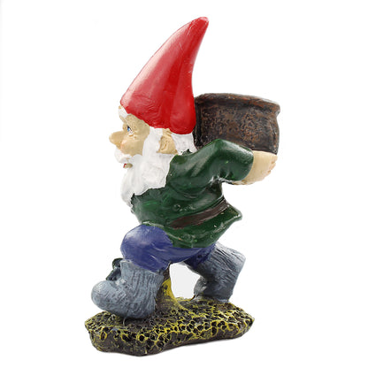 Fairy Garden Gnome - Gnome Carrying A Bucket