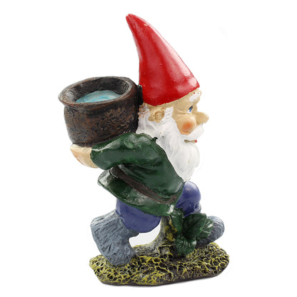 Fairy Garden Gnome - Gnome Carrying A Bucket