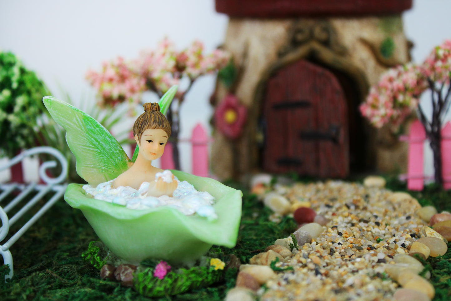 Bath Fairy | Polyresin Fairy Garden Figurine