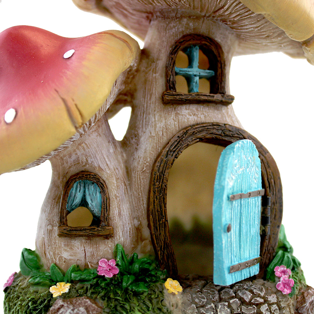 Wholesale Mini Mushroom House for Fairy Garden | Optional LED Lights
