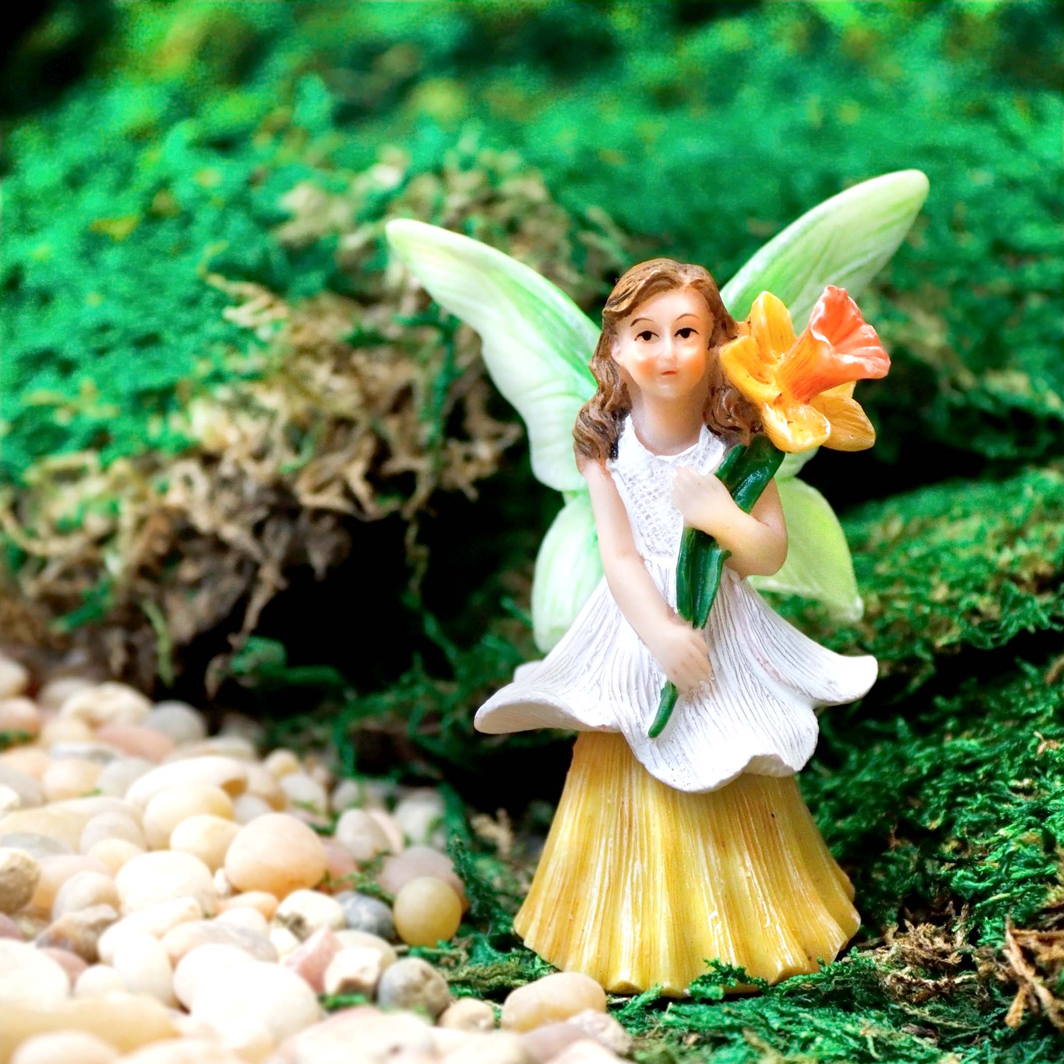 Ceramic Bisque Gare Daffodil Fairy U-Paint Ready shops to Paint DIY Fae Faerie Fantasy Mystical Magical Pixie