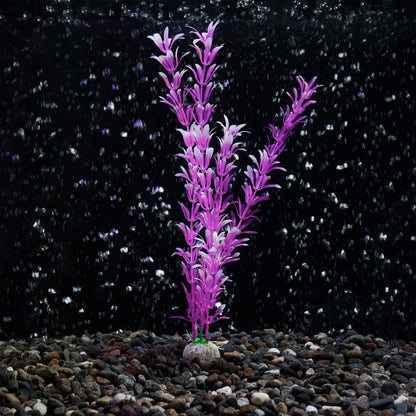 9 Pack Colorful Artificial Aquarium Plants