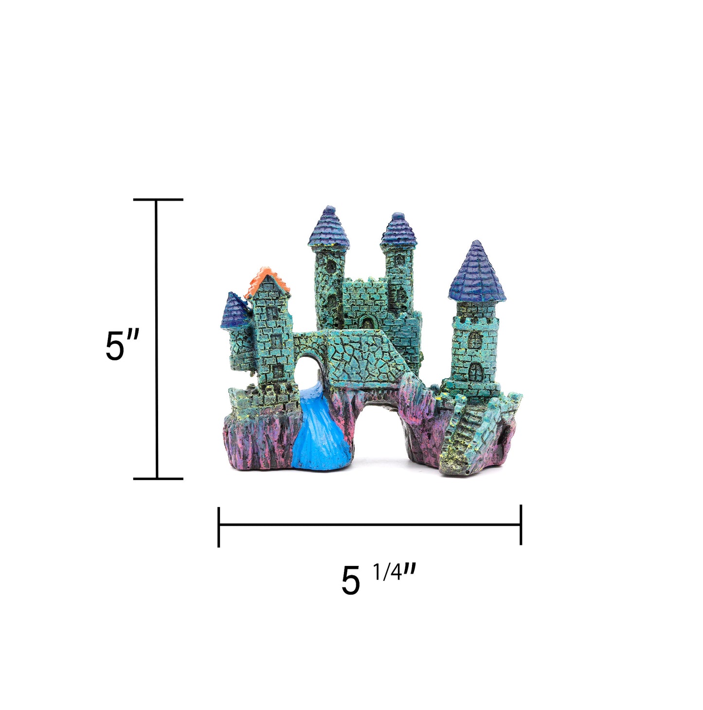 5-Inches Underwater Castles for Aquariums - Multiple Sets