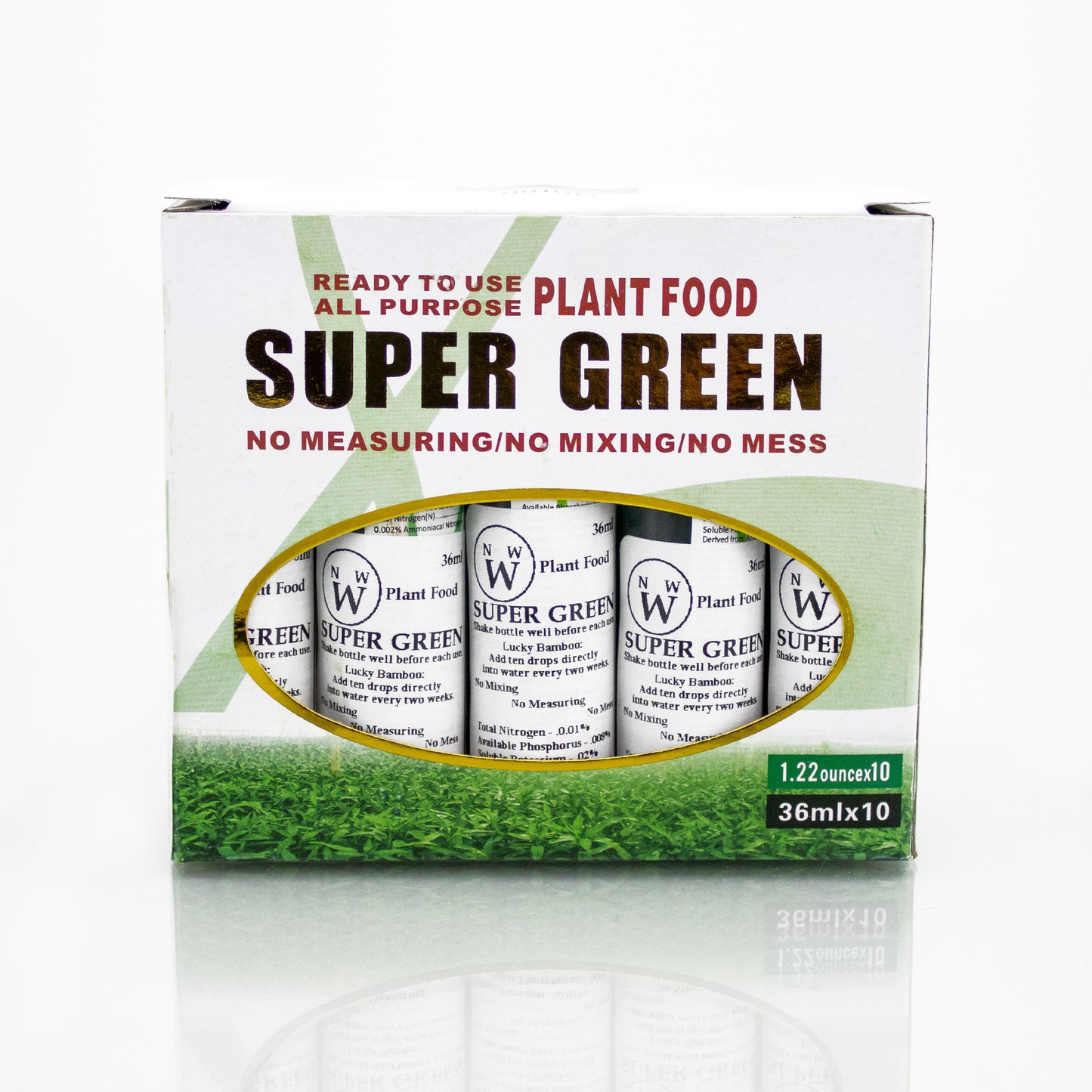 Super Green Lucky Bamboo Fertilizer - 3 Boxes (30 bottles)