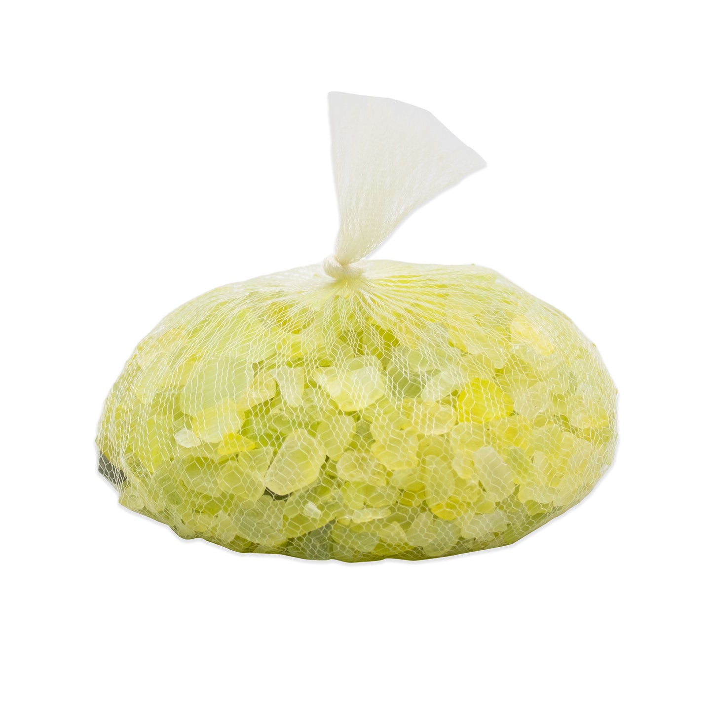 Chartreuse Frosted Sea Glass Pebbles - 4 lb